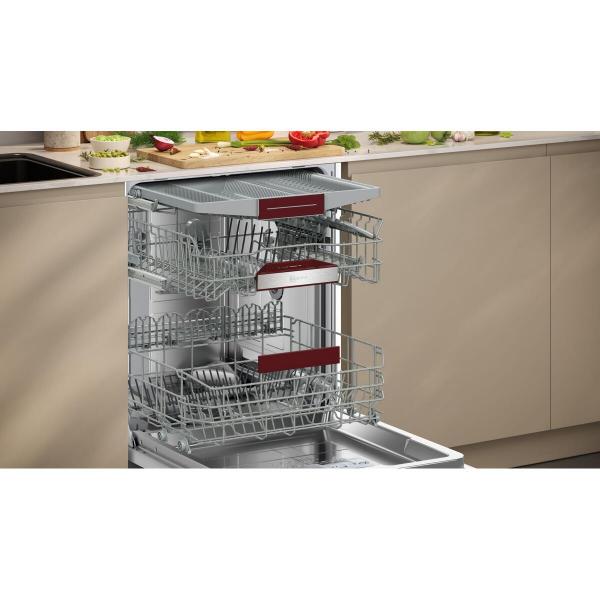 Neff S157YCX04E N70 Vollintegrierter Geschirrspüler, 60 cm breit, 14 Maßgedecke, Home Connect, Zeolith-Trocknen, AquaStop