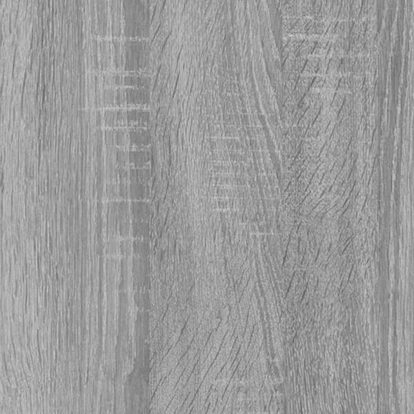 Wandregale 2 Stk. Grau Sonoma 100x15x30 cm Holzwerkstoff