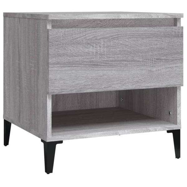 Beistelltische 2 Stk. Grau Sonoma 50x46x50 cm Holzwerkstoff