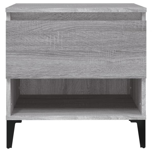 Beistelltische 2 Stk. Grau Sonoma 50x46x50 cm Holzwerkstoff