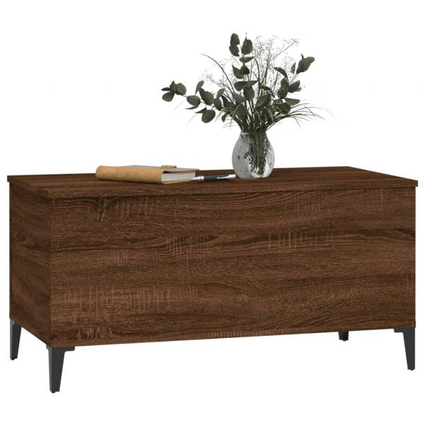 Couchtisch Braun Eichen-Optik 90x44,5x45 cm Holzwerkstoff