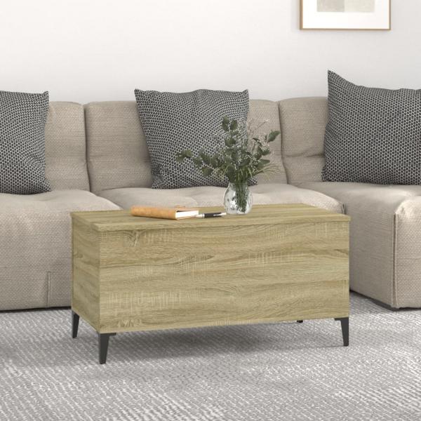 Couchtisch Sonoma-Eiche 90x44,5x45 cm Holzwerkstoff