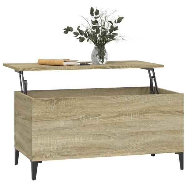 Couchtisch Sonoma-Eiche 90x44,5x45 cm Holzwerkstoff