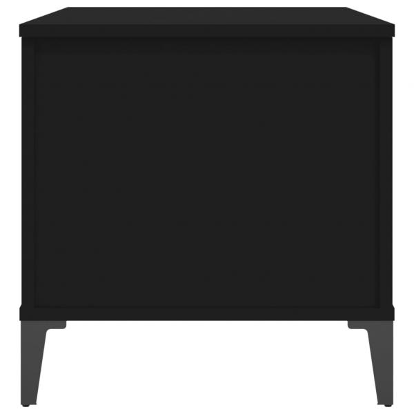 Couchtisch Schwarz 90x44,5x45 cm Holzwerkstoff