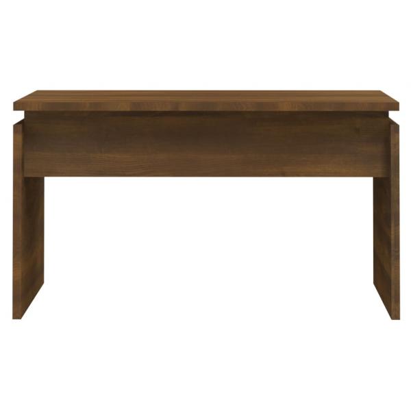 Couchtisch Braun Eichen-Optik 68x50x38 cm Holzwerkstoff