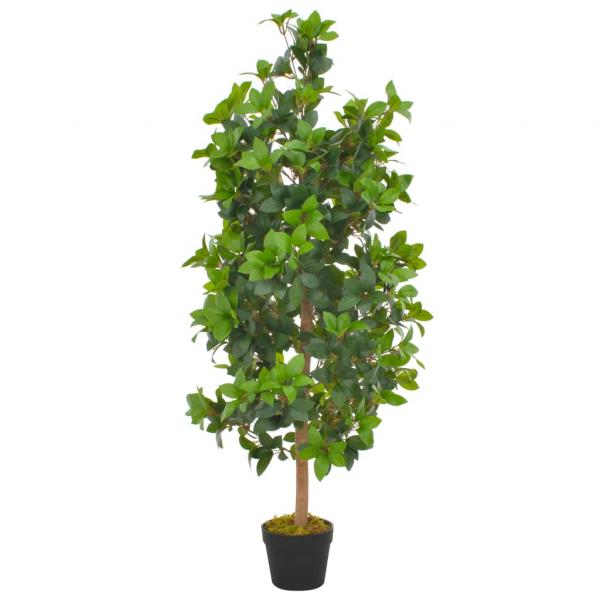 ARDEBO.de - Künstliche Pflanze Lorbeerbaum mit Topf Grün 120 cm