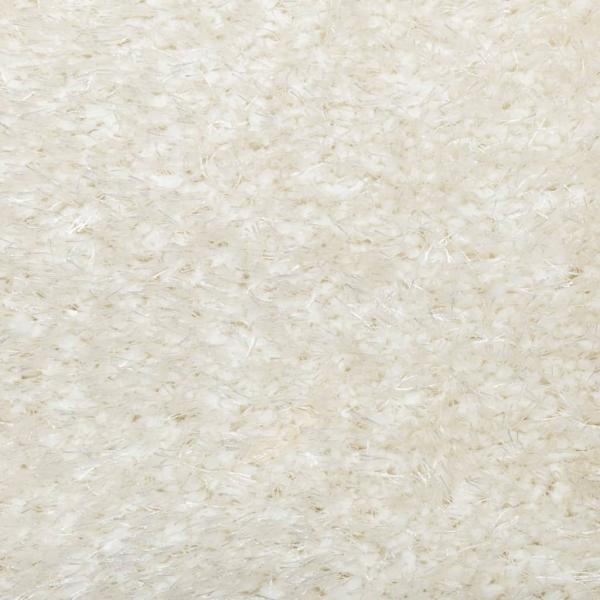 Teppich ISTAN Hochflor Glänzend Creme 100x200 cm