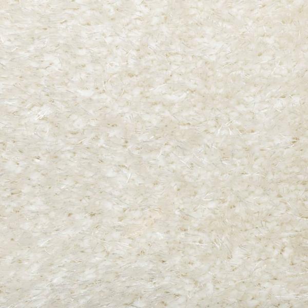 Teppich ISTAN Hochflor Glänzend Creme 140x200 cm