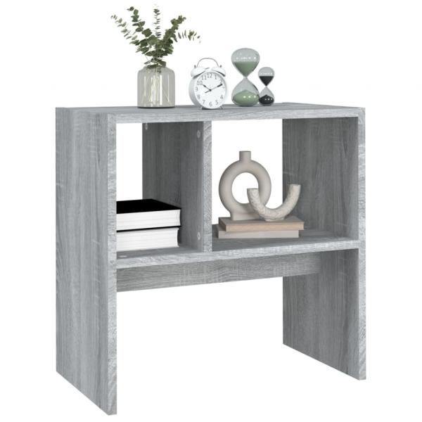 Beistelltisch Grau Sonoma 50x30x50 cm Holzwerkstoff