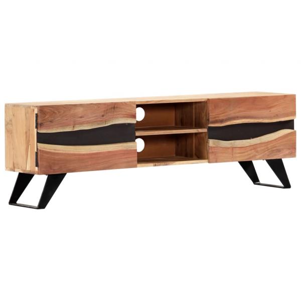 ARDEBO.de - TV-Schrank 140 x 30 x 45 cm Massivholz Akazie