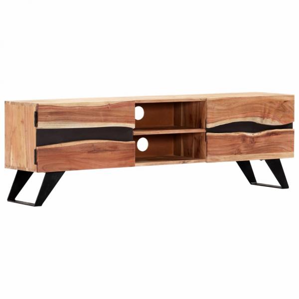 TV-Schrank 140 x 30 x 45 cm Massivholz Akazie