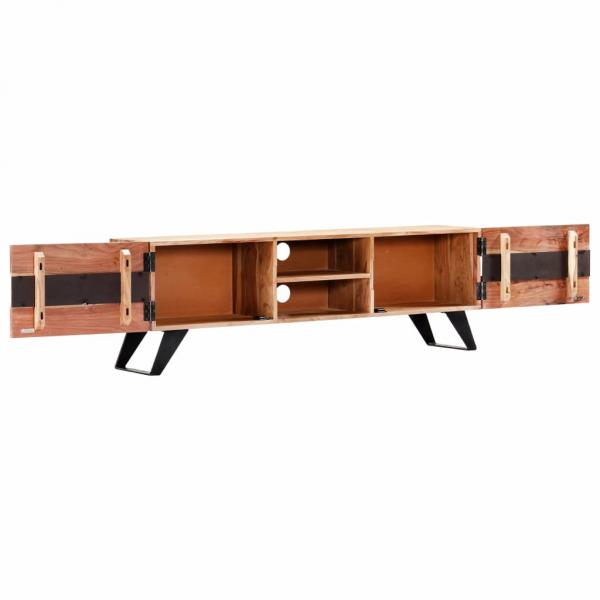 TV-Schrank 140 x 30 x 45 cm Massivholz Akazie