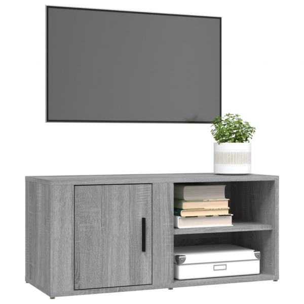 TV-Schrank Grau Sonoma 80x31,5x36 cm Holzwerkstoff