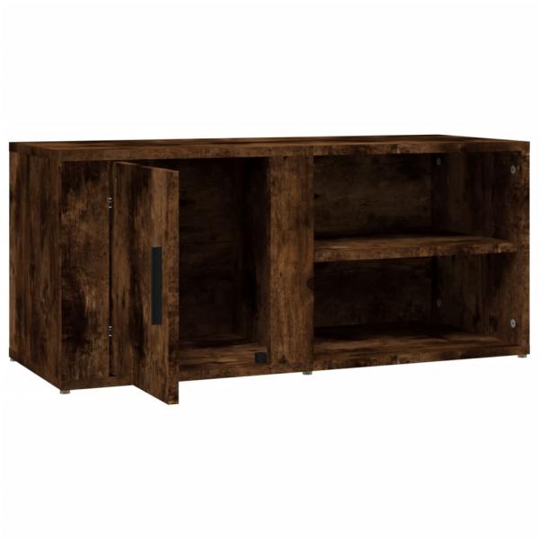 TV-Schrank Räuchereiche 80x31,5x36 cm Holzwerkstoff