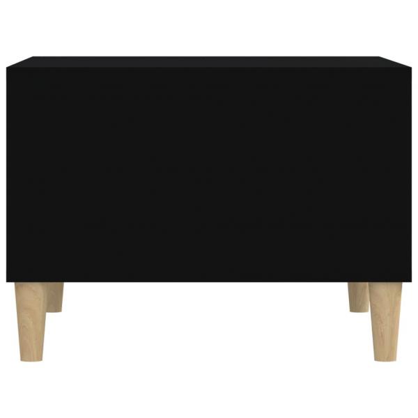 Couchtisch Schwarz 60x50x36,5 cm Holzwerkstoff