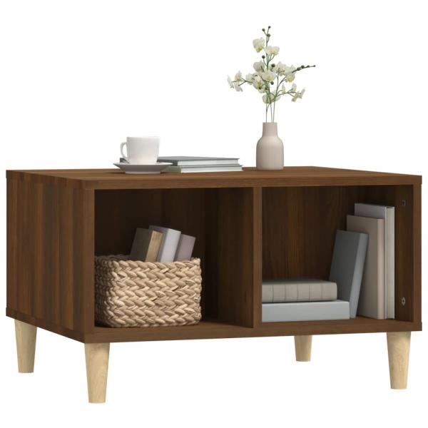 Couchtisch Braun Eichen-Optik 60x50x36,5 cm Holzwerkstoff