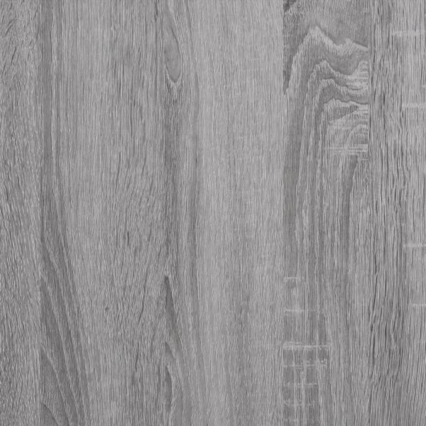 Wandregal Grau Sonoma 102x30x29 cm Holzwerkstoff