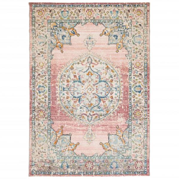 Teppich ARBIZU Indoor und Outdoor Vintage-Design 160x230 cm