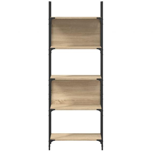 Bücherregal 5 Böden Sonoma-Eiche 60,5x24x166,5 cm Holzwerkstoff