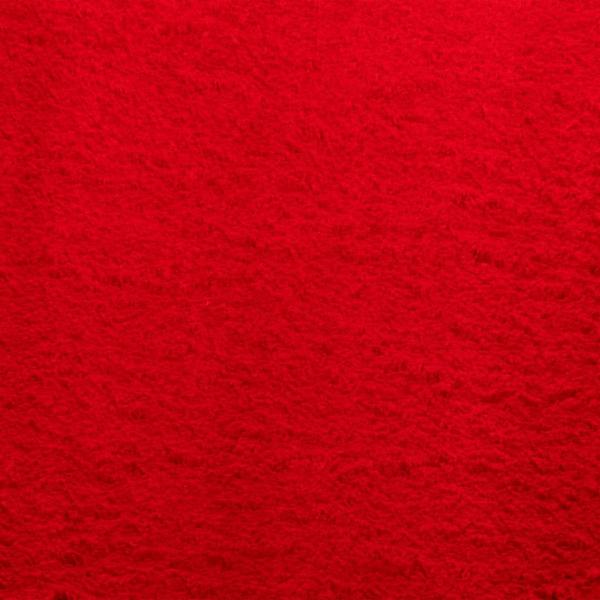 Teppich HUARTE Kurzflor Weich und Waschbar Rot 200x200 cm