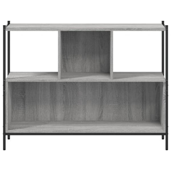 Bücherregal Grau Sonoma 102x28x77,5 cm Holzwerkstoff