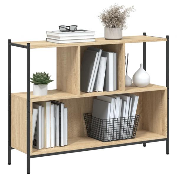 Bücherregal Sonoma-Eiche 102x28x77,5 cm Holzwerkstoff