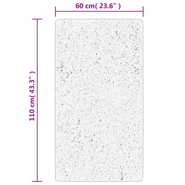 Teppich HUARTE Kurzflor Weich und Waschbar Waldgrün 60x110 cm