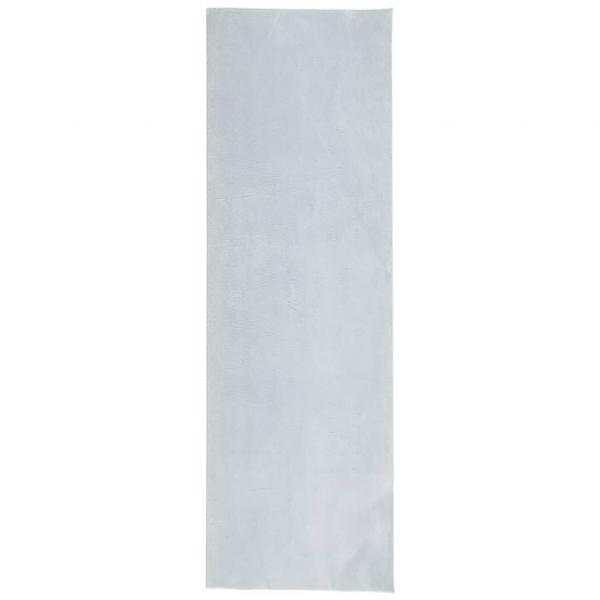 Teppich HUARTE Kurzflor Weich und Waschbar Blau 80x250 cm