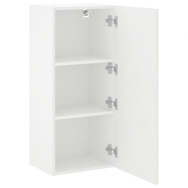 TV-Wandschrank Weiß 40,5x30x90 cm Holzwerkstoff