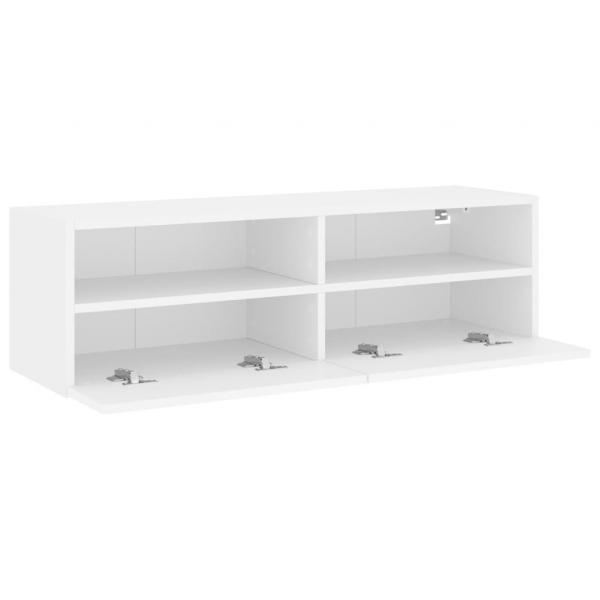 TV-Wandschrank Weiß 100x30x30 cm Holzwerkstoff