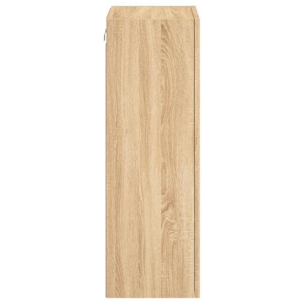 TV-Wandschrank Sonoma-Eiche 40,5x30x90 cm Holzwerkstoff