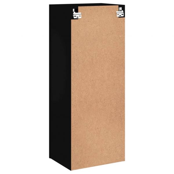 TV-Wandschrank Schwarz 40,5x30x102 cm Holzwerkstoff