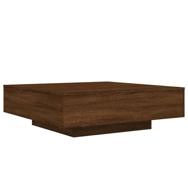 Couchtisch Braun Eichen-Optik 100x100x31 cm Holzwerkstoff