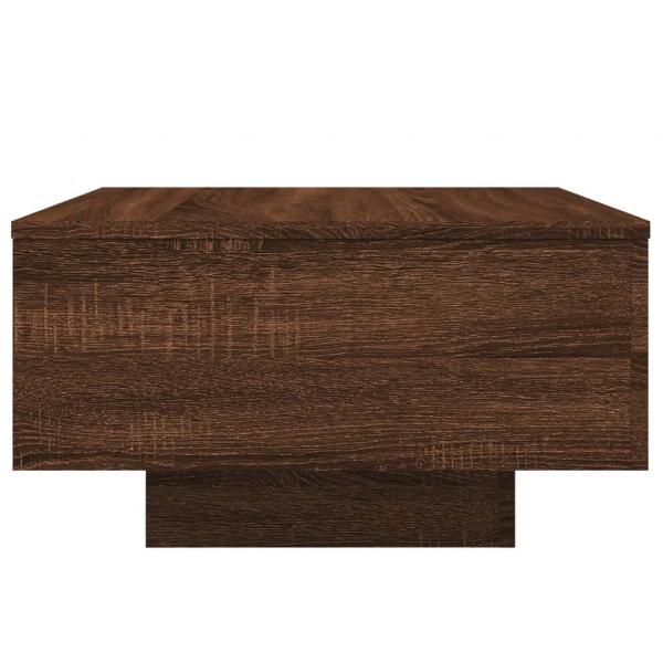 Couchtisch Braun Eichen-Optik 55x55x31 cm Holzwerkstoff