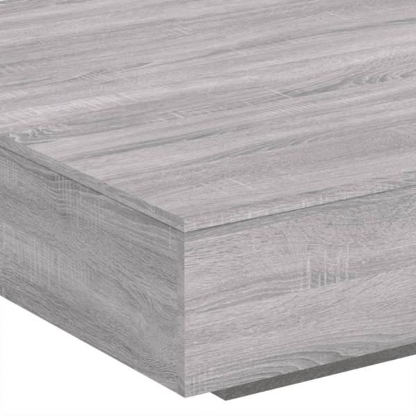 Couchtisch Grau Sonoma 100x100x31 cm Holzwerkstoff