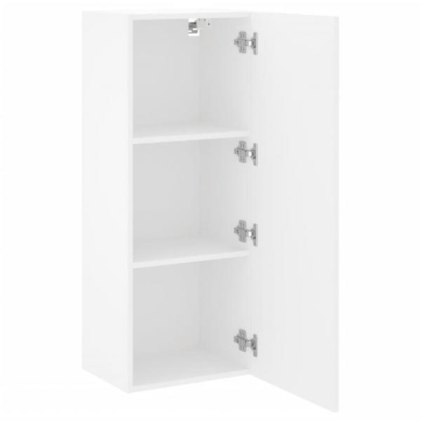 TV-Wandschrank Weiß 40,5x30x102 cm Holzwerkstoff