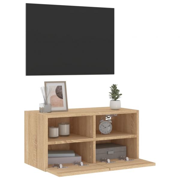 TV-Wandschrank Sonoma-Eiche 60x30x30 cm Holzwerkstoff