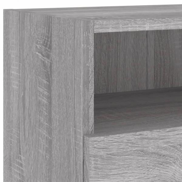 TV-Wandschränke 2 Stk. Grau Sonoma 100x30x30 cm Holzwerkstoff