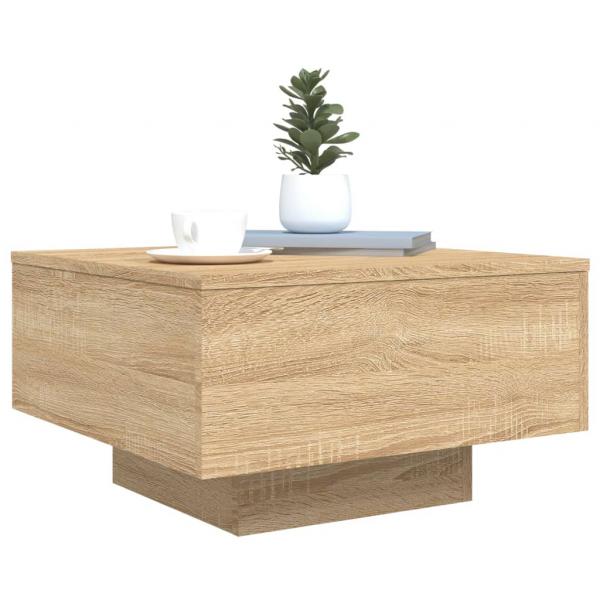 Couchtisch Sonoma-Eiche 55x55x31 cm Holzwerkstoff