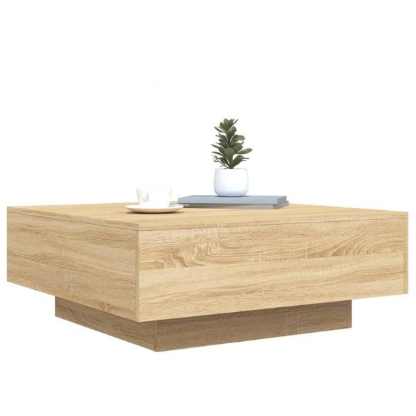 Couchtisch Sonoma-Eiche 80x80x31 cm Holzwerkstoff