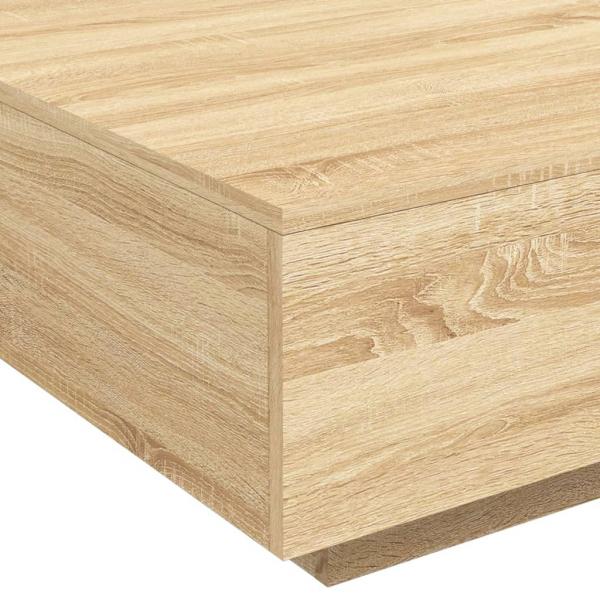 Couchtisch Sonoma-Eiche 80x80x31 cm Holzwerkstoff