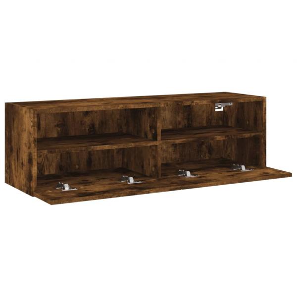 TV-Wandschrank Räuchereiche 100x30x30 cm Holzwerkstoff