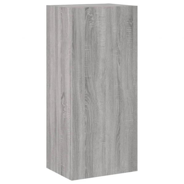 TV-Wandschrank Grau Sonoma 40,5x30x90 cm Holzwerkstoff