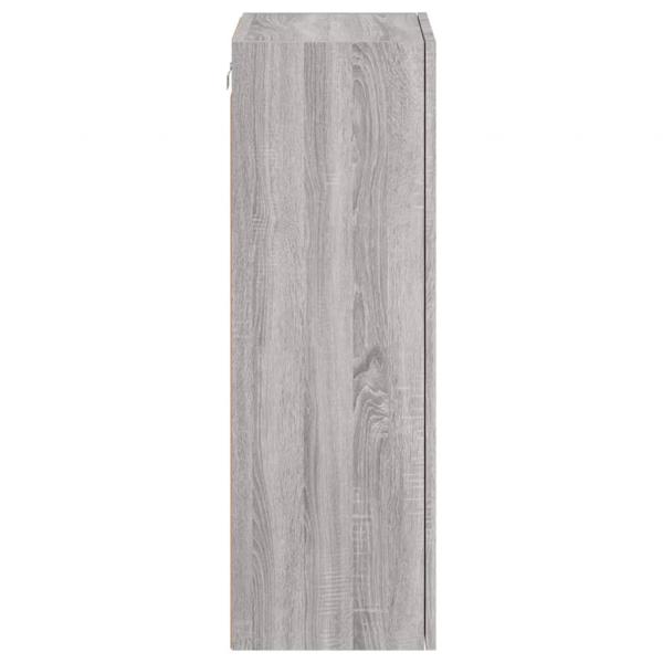 TV-Wandschrank Grau Sonoma 40,5x30x90 cm Holzwerkstoff