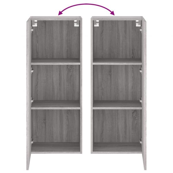 TV-Wandschrank Grau Sonoma 40,5x30x102 cm Holzwerkstoff