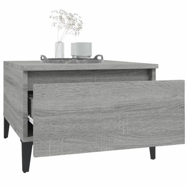 Beistelltisch Grau Sonoma 50x46x35 cm Holzwerkstoff