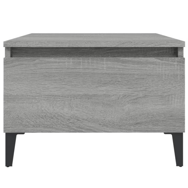 Beistelltisch Grau Sonoma 50x46x35 cm Holzwerkstoff