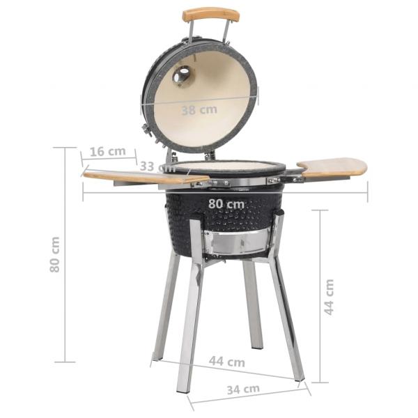 Kamado Grill BBQ Smoker Keramik 81 cm 