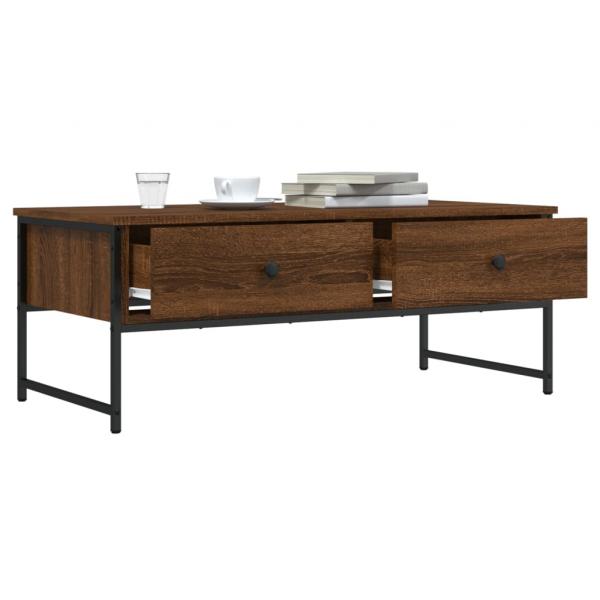 Couchtisch Braun Eichen-Optik 101x49x39,5 cm Holzwerkstoff