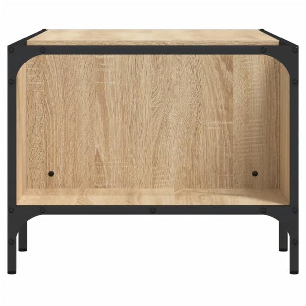 Couchtisch mit Regal Sonoma-Eiche 100x51x40 cm Holzwerkstoff